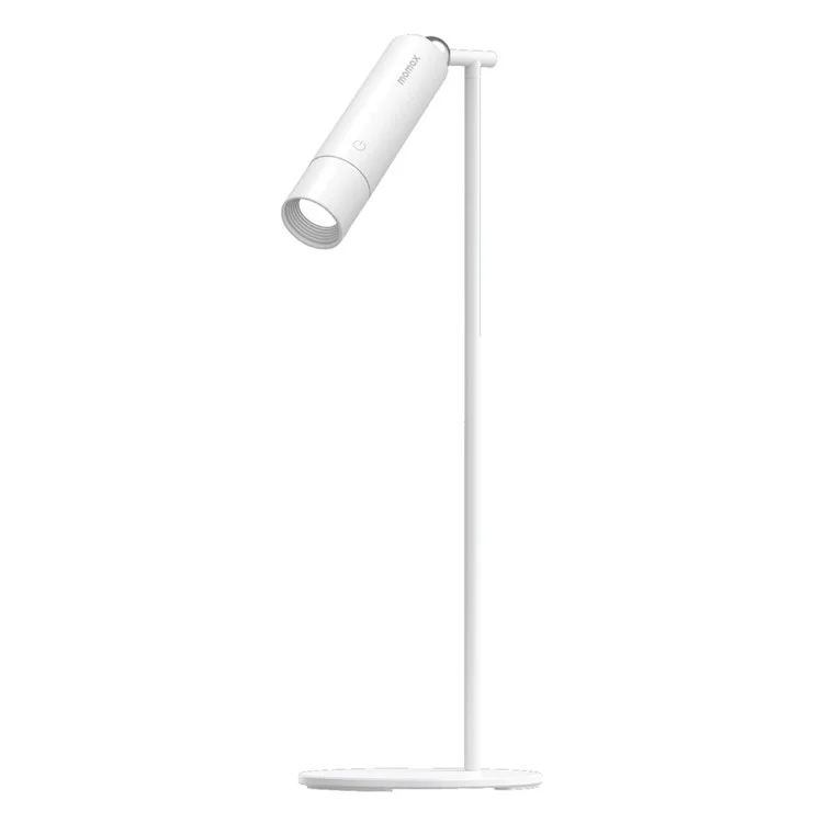 MOMAX QL12 SnapLux Multifunktionale kabellose magnetische Nachtbeleuchtung mit Helligkeitseinstellung, Tischlampe, Weiß