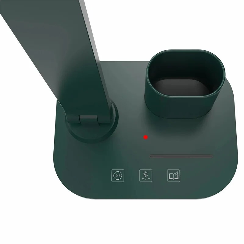 TB-87S LED Eye-Care Desk Study Lamp Bedside Night Light for Students, USB Cable Powered - White