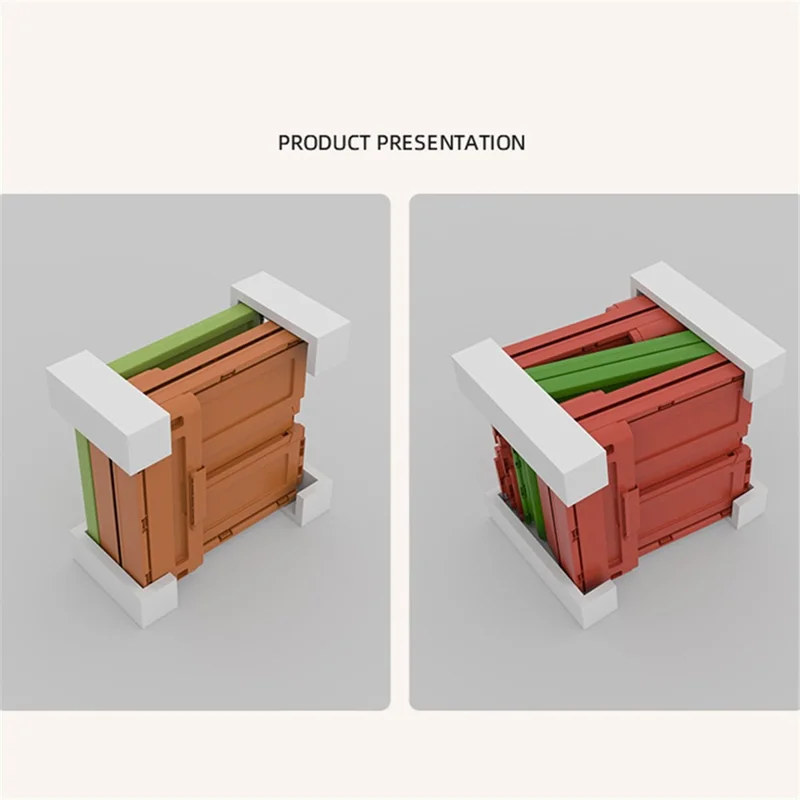 ZY-HE076 50.7L Underbed Pulley Sorting Box Foldable Storage Box with Wheels, Heightened Type