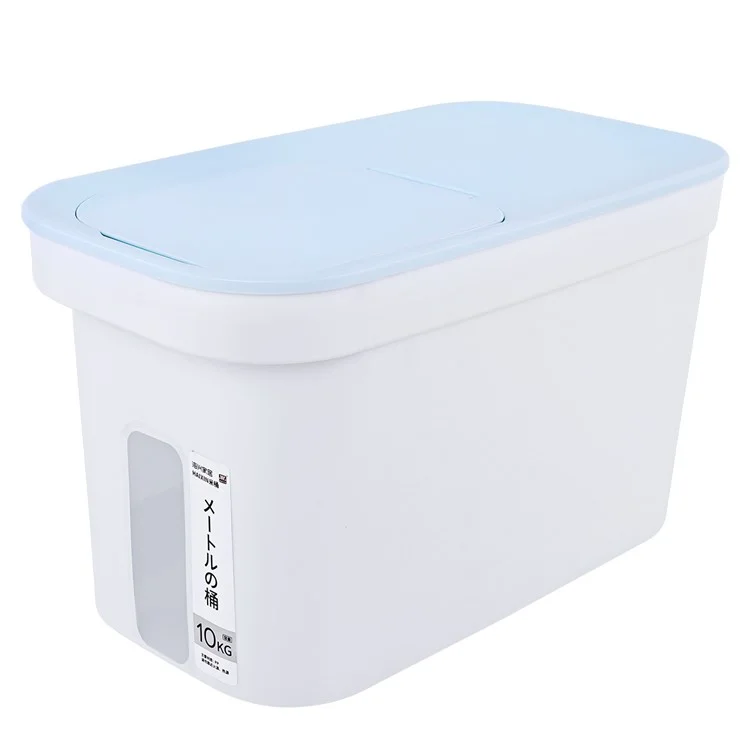 ZY-KA028 11.8L Flour Rice Storage Bucket Moisture-proof PP Rice Container (BPA-Free, without FDA Certification)