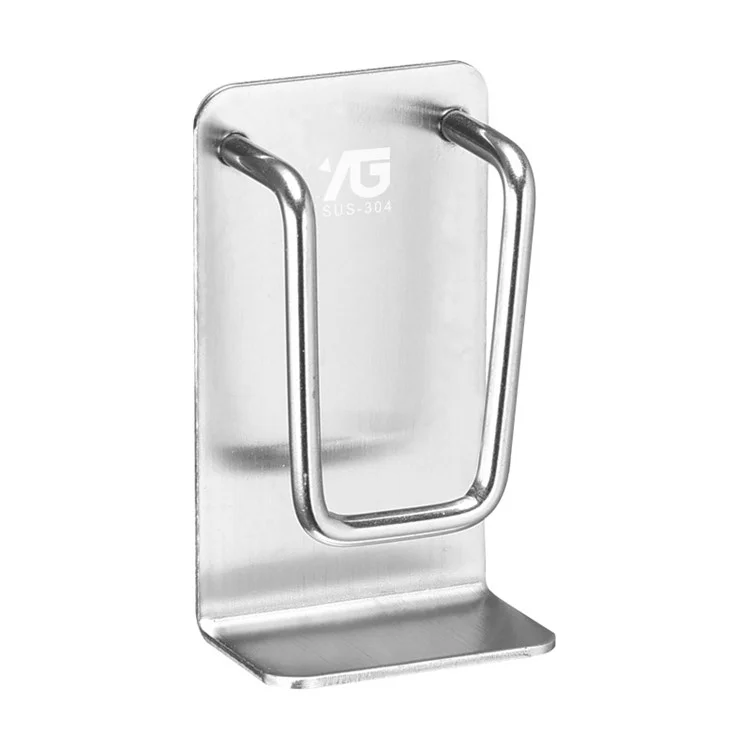 304 Stainless Steel Basin Hanger Adhesive Bathroom Storage Rack Wall Hook