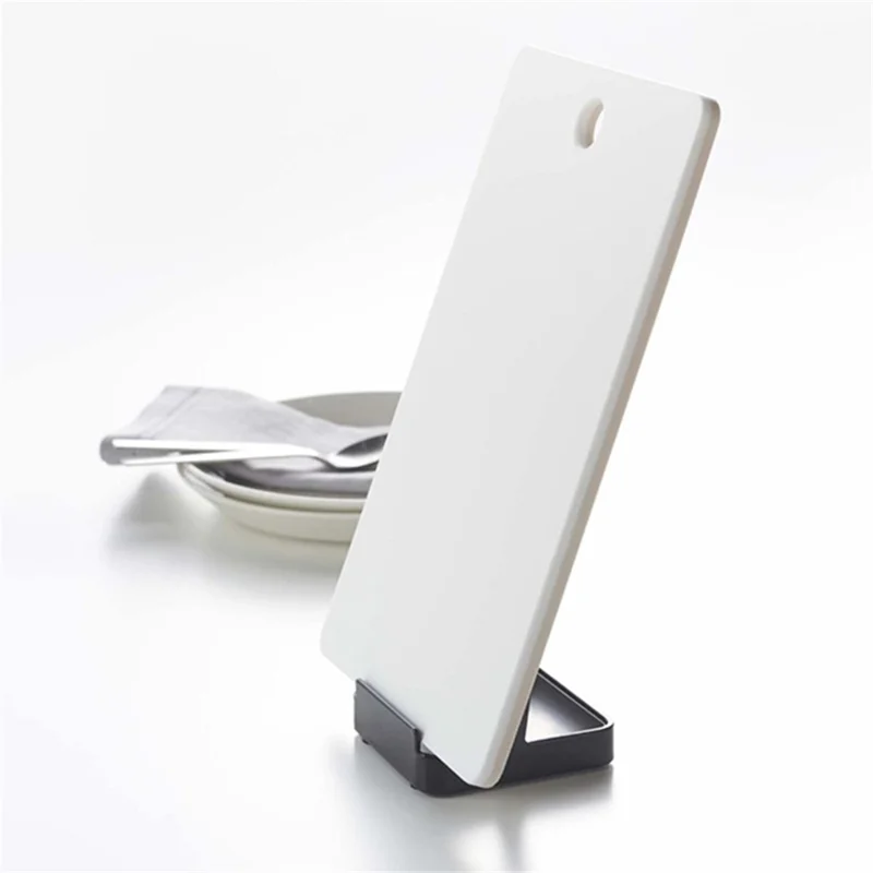 Pot Lid Stand Holder Carbon Steel Kitchen Pan Cover Soup Ladle Storage Rack - Style A / Black