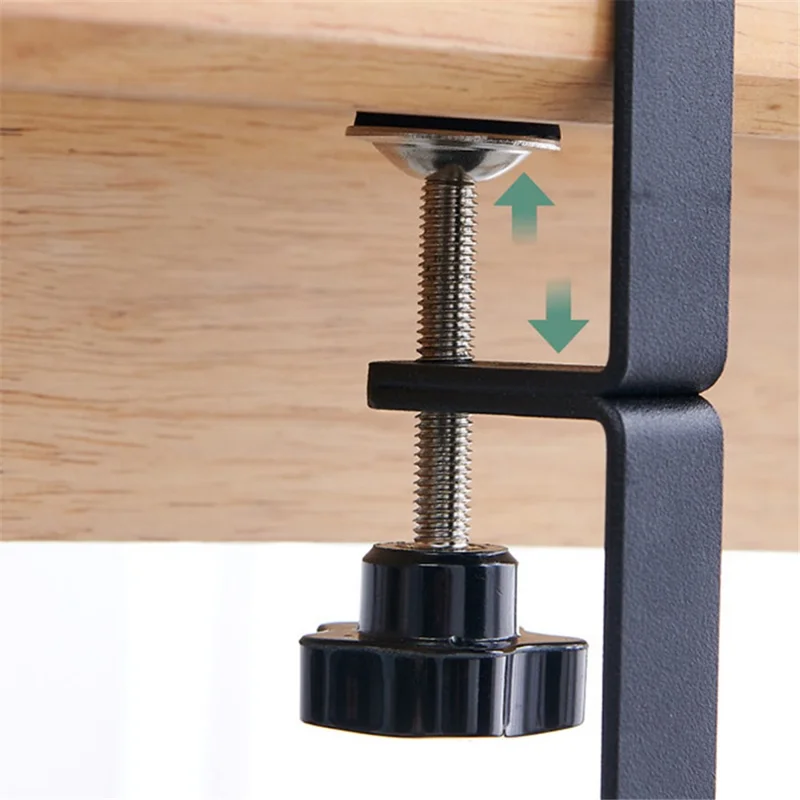 Kabelmanagement-Rack aus Kohlenstoffstahl für den Unterbau-Kabelaufbewahrungskorb für Netzstecker - Schwarz