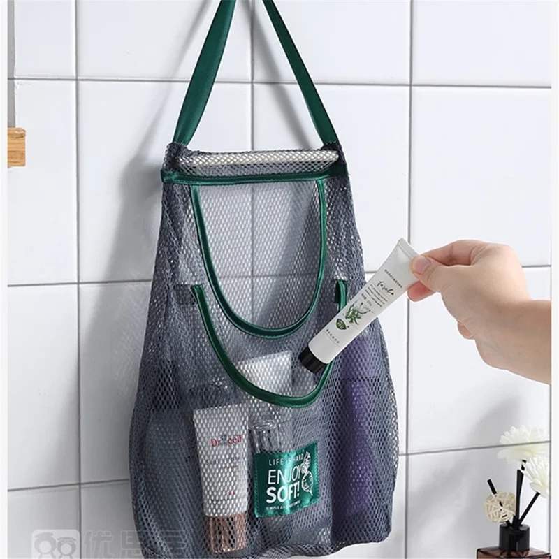 40x55CM Mesh Storage Bag Polyester Kitchen Fruits Vegetables Organizer (BPA-Free, No FDA)