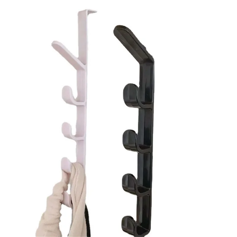 Over The Wardrobe Door Hanger ABS Hook Holder Rack for Towels, Clothes, Hats, Keys - Coffee