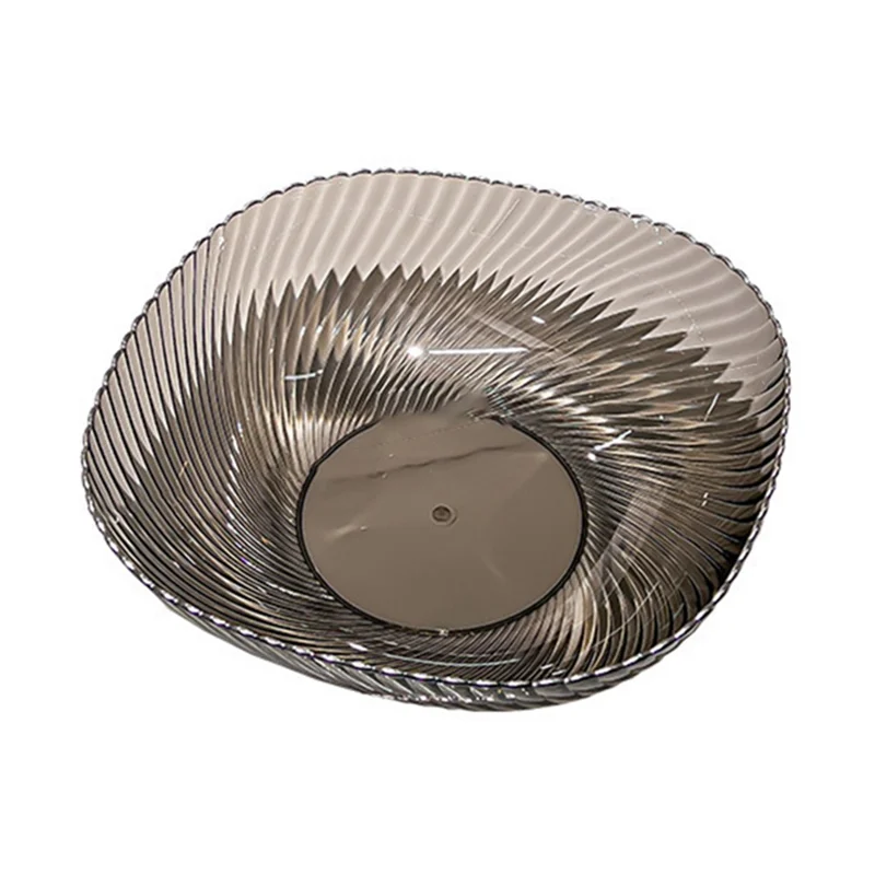 Кухонная моечная миска PET Storage Basket для овощей, фруктов (без FDA, без содержания БФА) - серая