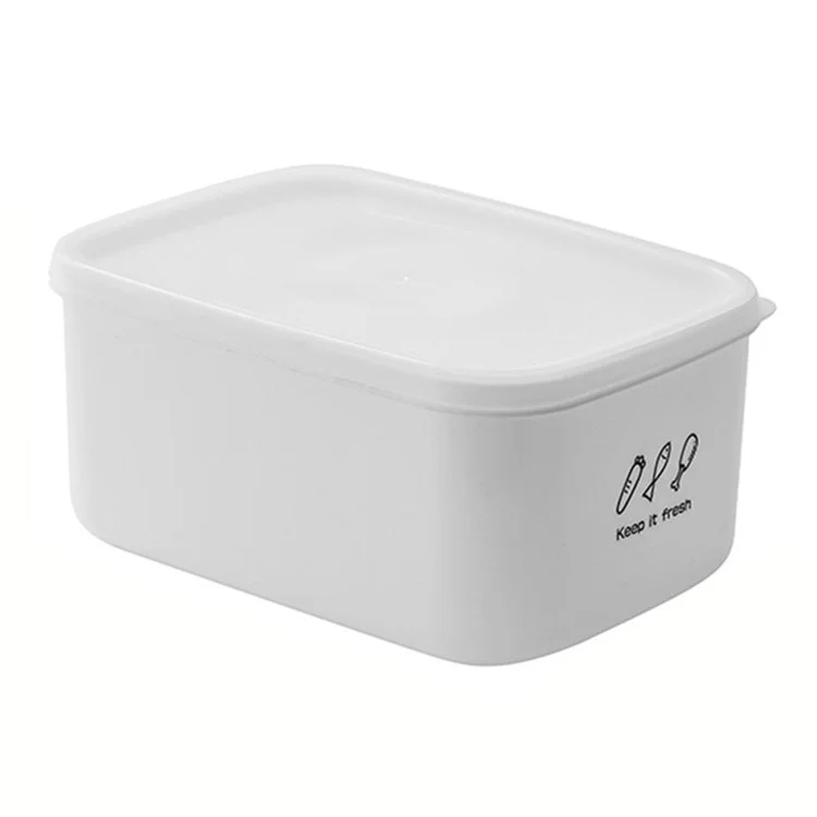 Recipiente de almacenamiento de alimentos de 1400 ml PP+PE, organizador de refrigerador (sin BPA, sin FDA)
