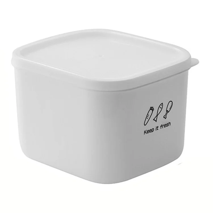 1000ML Refrigerador Organizador Contenedor de Almacenamiento de Alimentos Caja PP+PE (Sin BPA, No FDA)