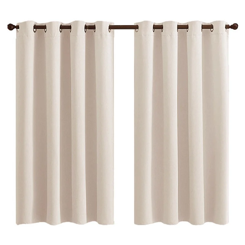 W52xH84 Inch Light Blocking Waterproof Polyester Curtain for Cabana Patio Lanai Terrace - 3