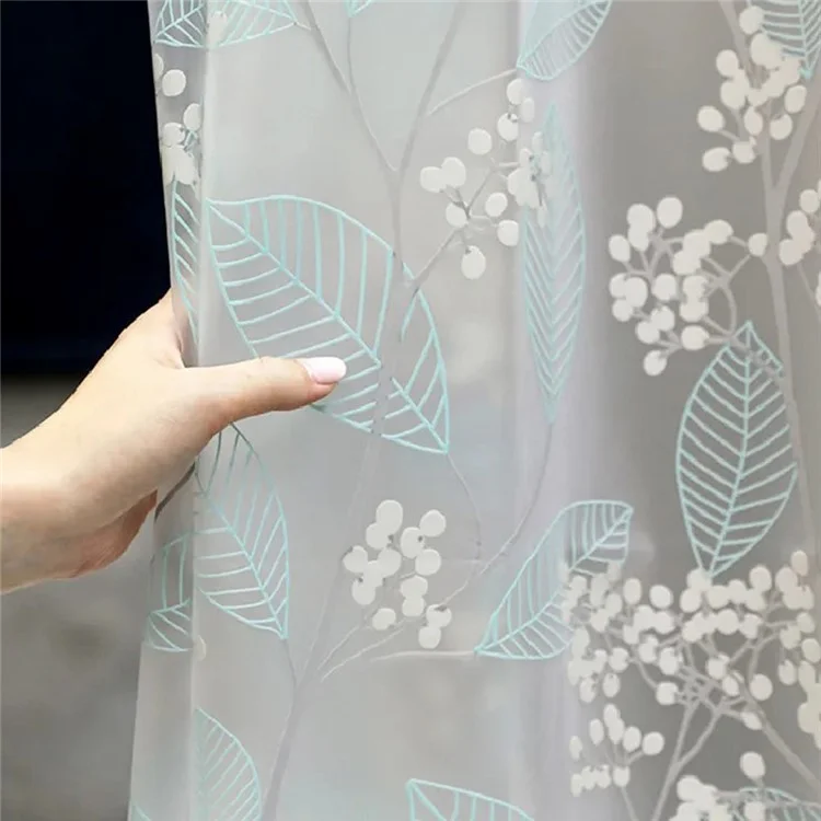 1.8x2m Pattern Printed Bathroom Shower Curtain EVA Waterproof Thickened Shower Curtain - Holly