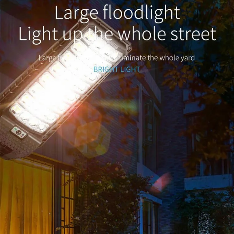 W7208-6 Sensore di Movimento Umano Luce Solare Lampada Luminosa per Casa e Giardino (6 Righe)