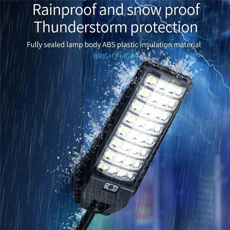 W7208-9 Sensore di Movimento Umano Light Solar Waterproof Bright Lamp (9 File)