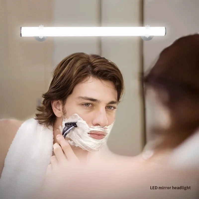 MFL-01 Suction Cup Mounted Mirror Front Makeup Fill Light Rechargeable Aluminum Alloy Light Bar