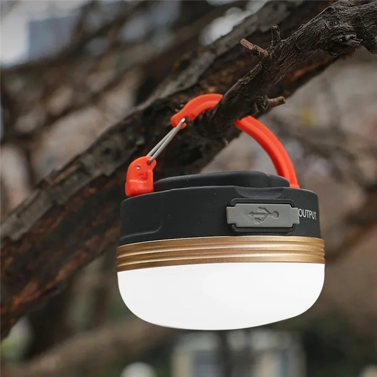 Portable Camping LED Light Rechargeable Magnetic Outdoor Tent Lantern Hanging Lamp