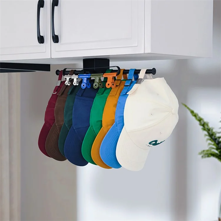 Suporte de Parede para Armazenamento de Chapéus de Aço Carbono