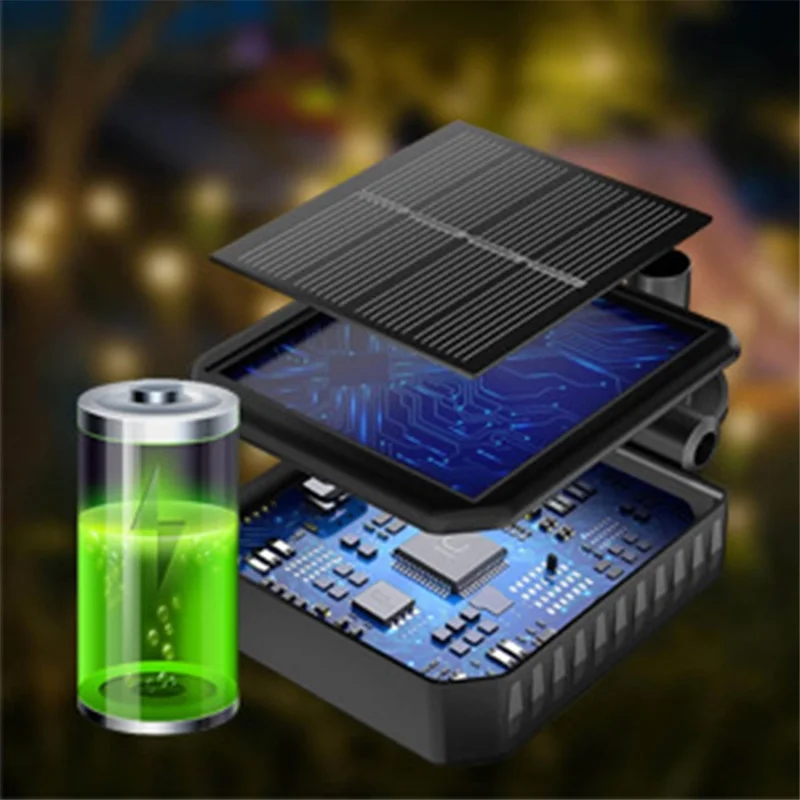 12-LED Mushroom Design Solar Light Lawn Garden Outdoor Landscape Atmosphere LED Night Light