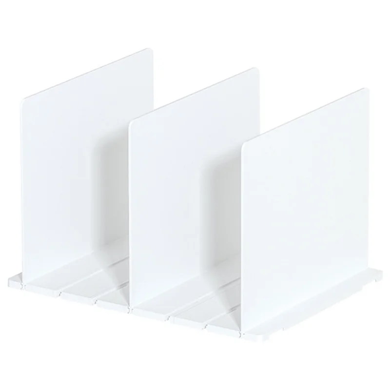 Wardrobe Closet Organizer Shelf 3 Partition Boards Plastic Handbag Storage Rack