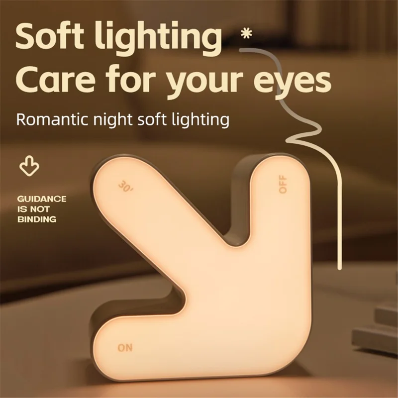 K-1700 3D Arrow Sign Light RGB Creative Night Light DIY Arrow Flip Modern Decorative Lamp