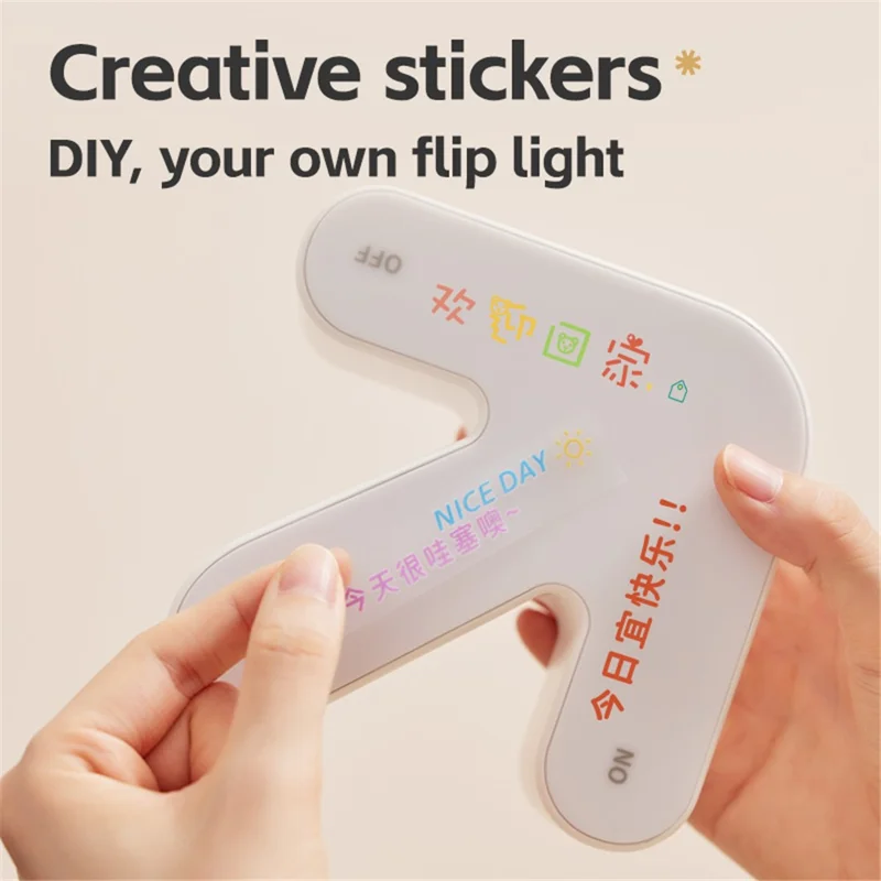 K-1700 3D Arrow Sign Light RGB Creative Night Light DIY Arrow Flip Modern Decorative Lamp