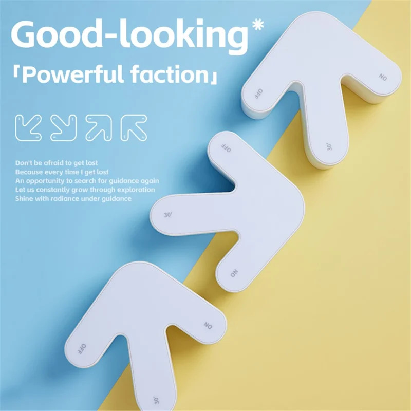 K-1700 3D Arrow Sign Light RGB Creative Night Light DIY Arrow Flip Modern Decorative Lamp