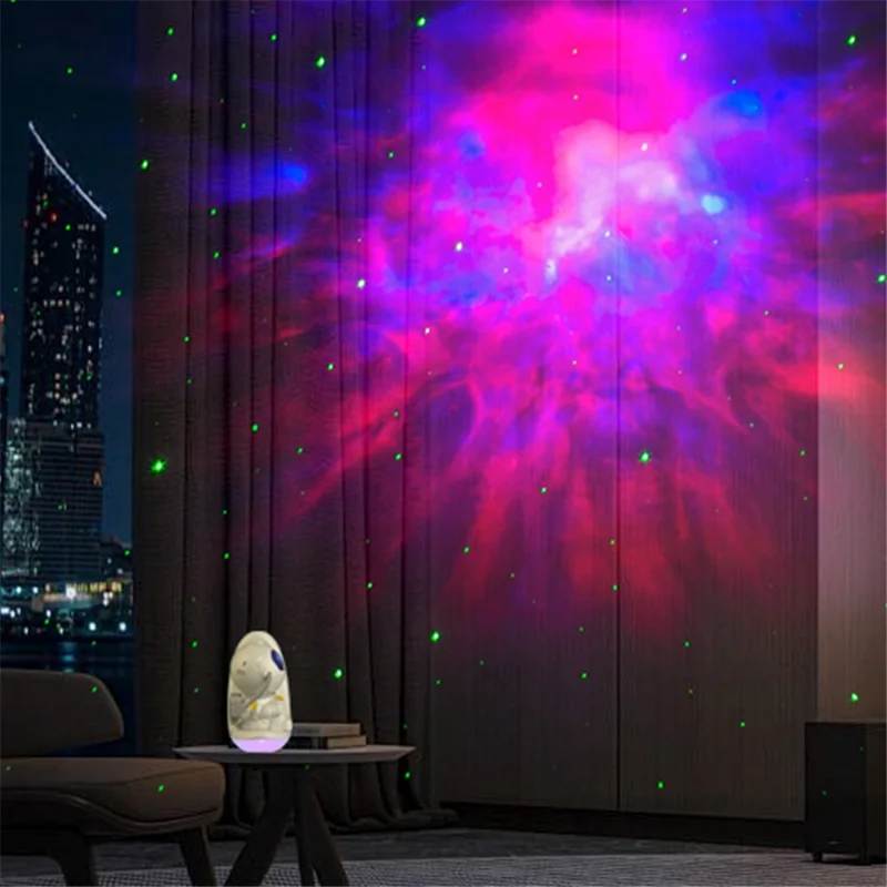 Colorful Moon Starry Sky Projection Lamp Atmosphere Light Bedroom Night Light