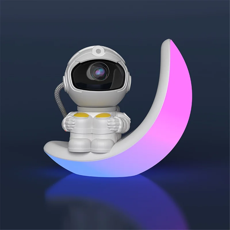 Colorful Moon Starry Sky Projection Lamp Atmosphere Light Bedroom Night Light