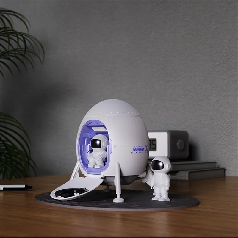 Astronaut Space Landing Starry Sky Nebula Projection Lamp Atmosphere Light Bedroom Night Light