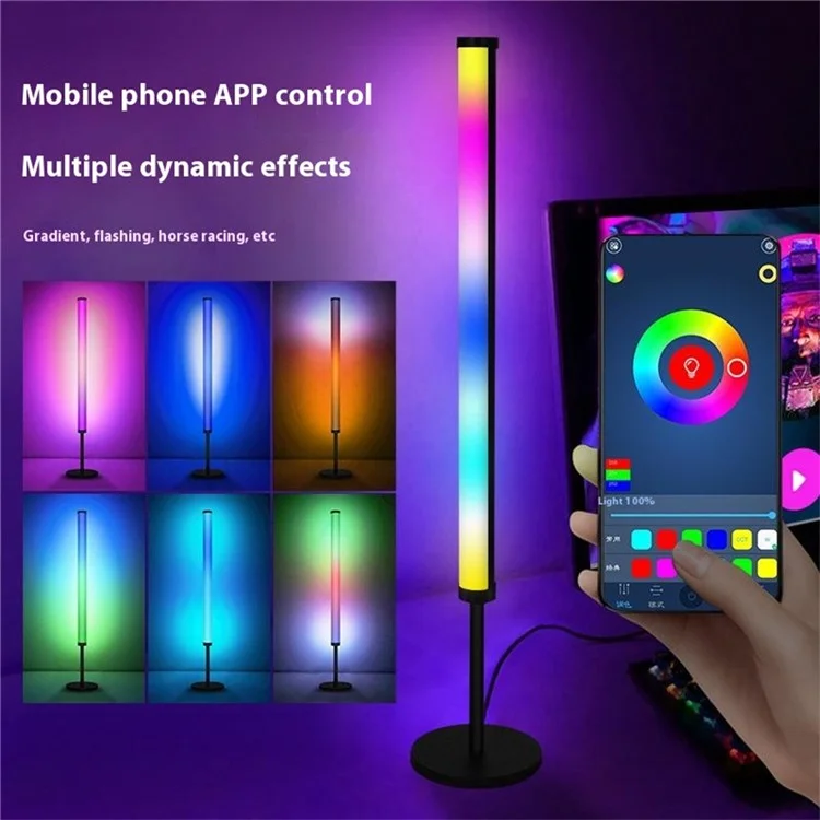 KBB-13 Round Base RGB Desktop Atmosphere Light for PC Gaming Music Rhythm Remote Control LED Lamp