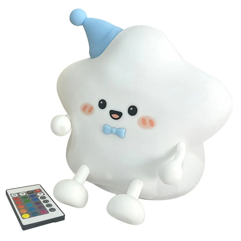 211 Cute Star Night Light Tap Control Bedside Decor Lamp Girlfriend Children Gift with Remote Control

Ночник в форме звезды 211, с функцией тачскрина, декоративный настольный светильник, подарок для девушки или ребенка, с пультом дистанционного управления