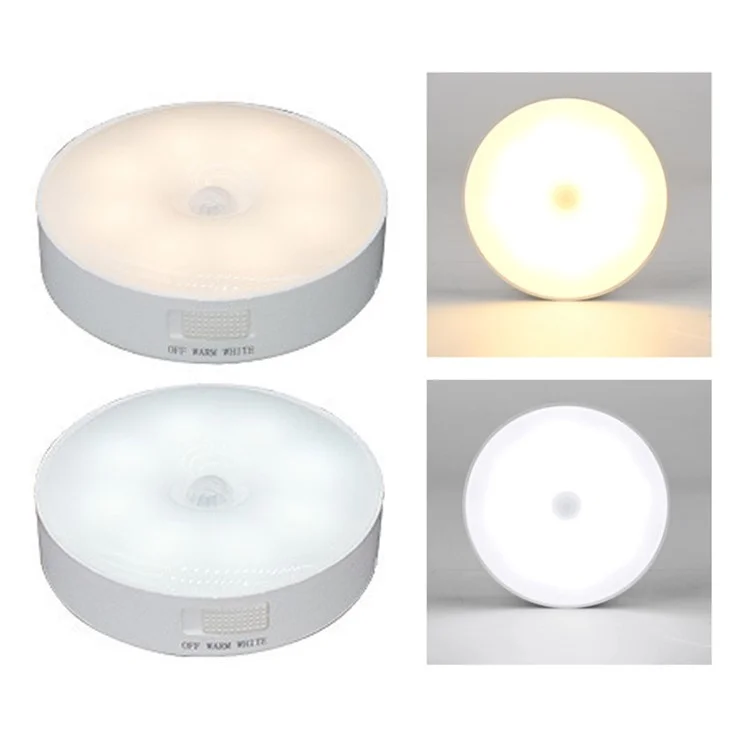 Smart Motion Sensor LED Night Light with Dual Color Modes for Bedroom