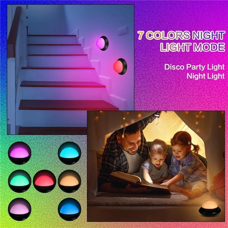 Bola de espelho G3 Luz recarregável Iluminação de palco RGB Lâmpada de festa de atmosfera rotativa