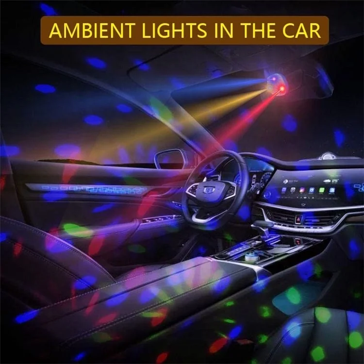 Portable Disco Ball Wristband Light Voice Activated Party Lamp USB Rechargeable Flashing Light - Blue