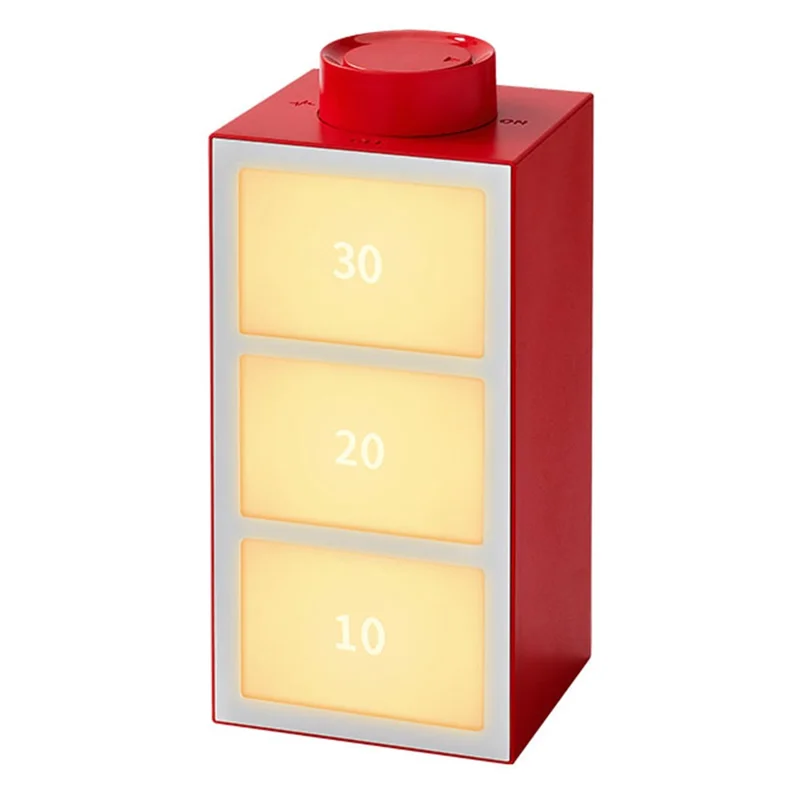 Lâmpada de mesa com ritmo musical k-1701 RGB multicolorida com função de temporizador para casa e quarto - Vermelha