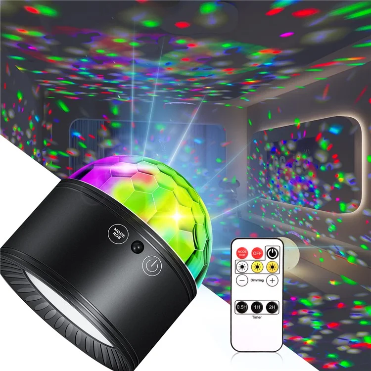 Lámpara de pared con doble cabezal y control remoto, con 3 temperaturas de color y lámpara ambiental tipo bola mágica inteligente