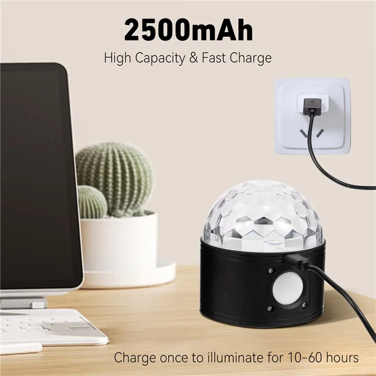 Lámpara de pared con doble cabezal y control remoto, con 3 temperaturas de color y lámpara ambiental tipo bola mágica inteligente