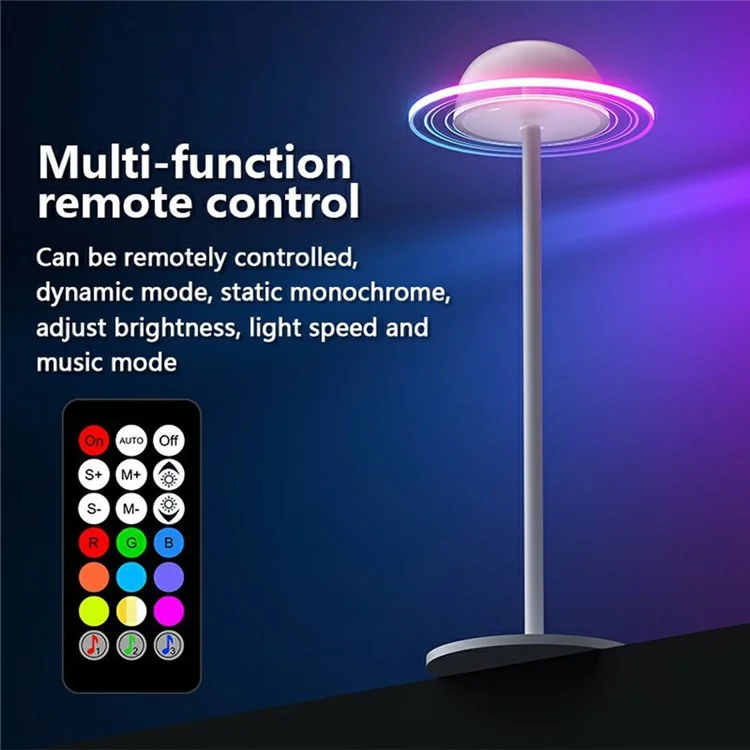 DX24025 2 wiederaufladbare Planeten-Tischlampen mit Touchsteuerung, Atmosphäre-Weinflaschenlicht - Weiß