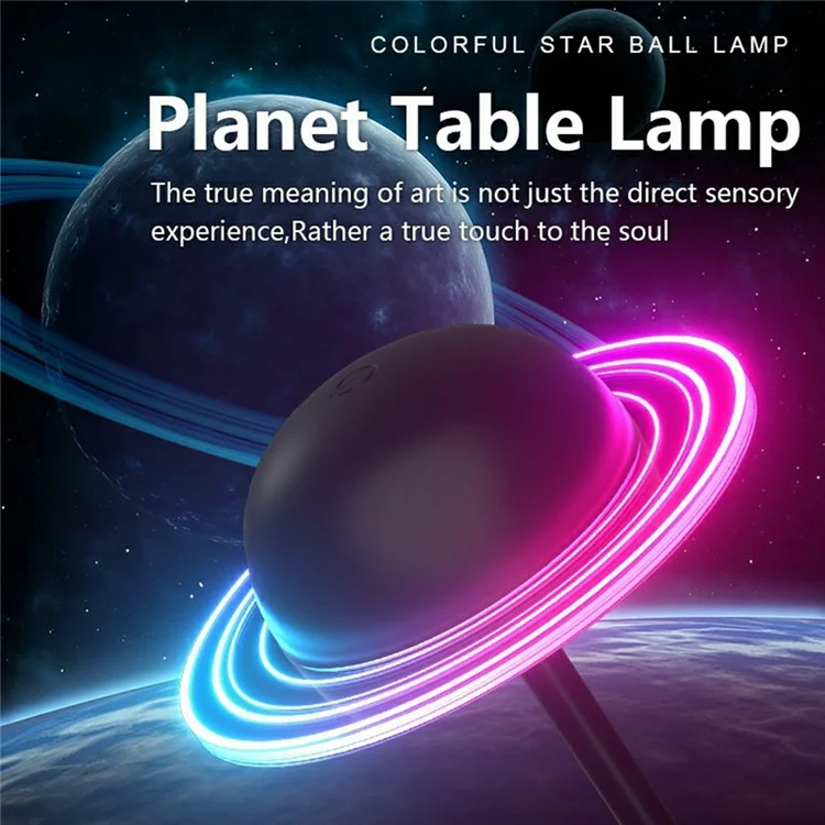 DX24025 2 wiederaufladbare Planeten-Tischlampen mit Touchsteuerung, Atmosphäre-Weinflaschenlicht - Weiß