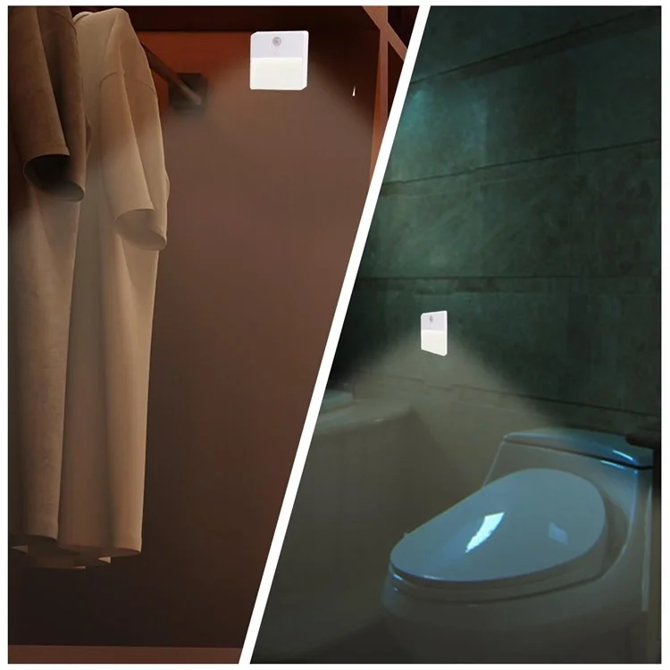 F11 Intelligent Motion Sensor Light Magnetic Wall Lamp Rechargeable RGB LED Night Light
