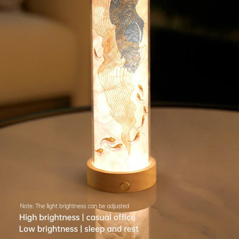 T5 Lampe d'ambiance pour salon et chambre à coucher avec éclairage créatif nocturne (Certifié CE / Rohs) - Modèle A