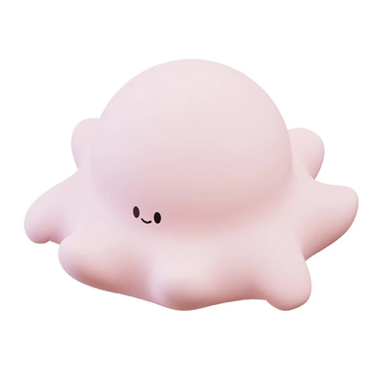 Lampe de nuit en silicone Pieuvre pour Chambre d'Enfants - Veilleuse USB Tactile Rechargeable (Certifiée CE ROHS FCC)