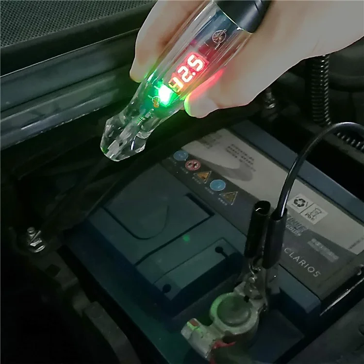 Digital Voltage Tester Pen 3-48V Car Circuit Repair Tool Auto Diagnostic Instrument
