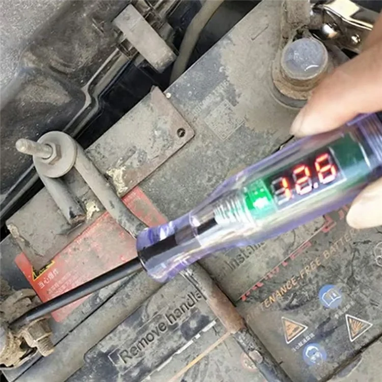 Digital Voltage Tester Pen 3-48V Car Circuit Repair Tool Auto Diagnostic Instrument