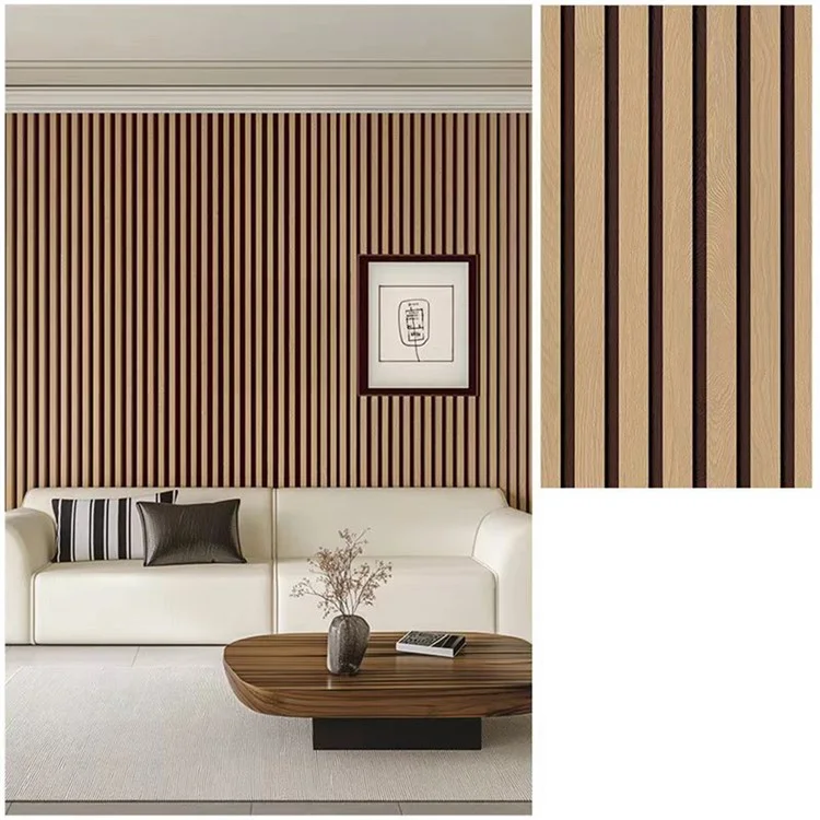 60cm Width Waterproof PET Self Adhesive Wallpaper for Roof Ceiling Wall Renovation, Length: 10m - Wood Brown