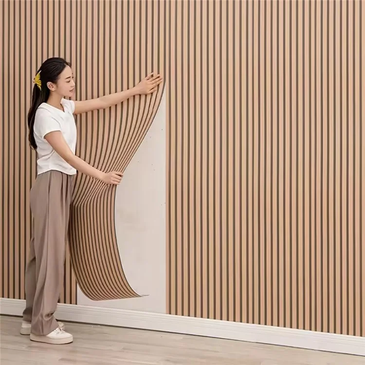 60cm Width Waterproof PET Self Adhesive Wallpaper for Roof Ceiling Wall Renovation, Length: 10m - Wood Brown