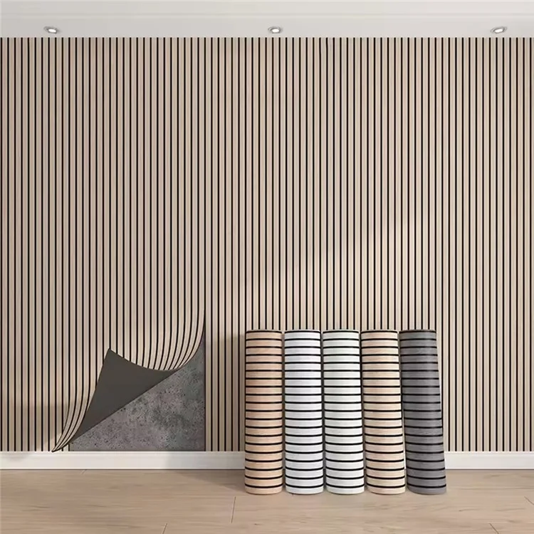 60cm Width Waterproof PET Self Adhesive Wallpaper for Roof Ceiling Wall Renovation, Length: 10m - Wood Brown