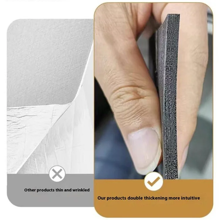60cm Width Waterproof PET Self Adhesive Wallpaper for Roof Ceiling Wall Renovation, Length: 10m - Wood Brown
