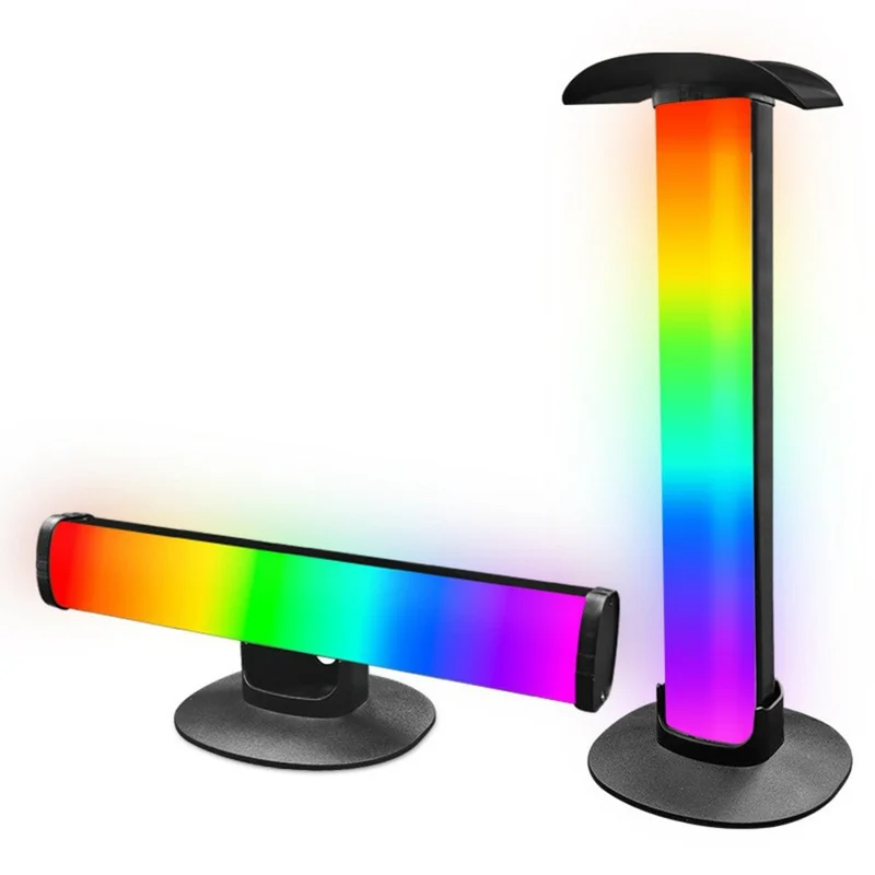 Soporte para Auriculares de Juego KBB-61 con Base Ovalada RGB y Lámpara de Ambiente con Control por Cable