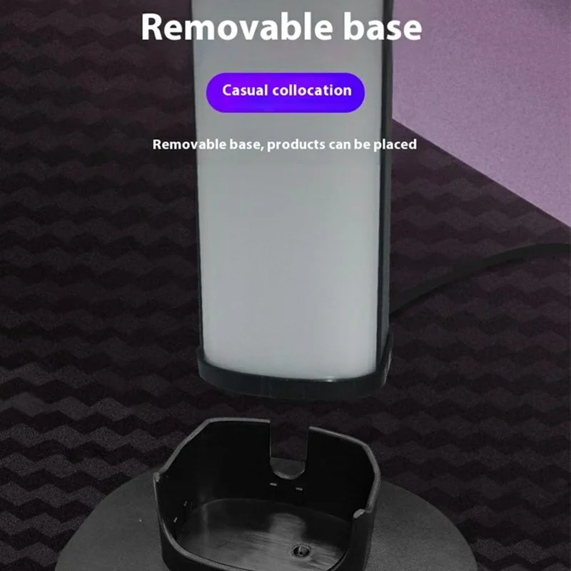 Soporte para Auriculares de Juego KBB-61 con Base Ovalada RGB y Lámpara de Ambiente con Control por Cable