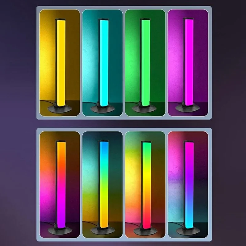 KBB-61 Lampada ambiente RGB con base ovale, controllo via cavo, telecomando e app, con supporto per cuffie da gaming