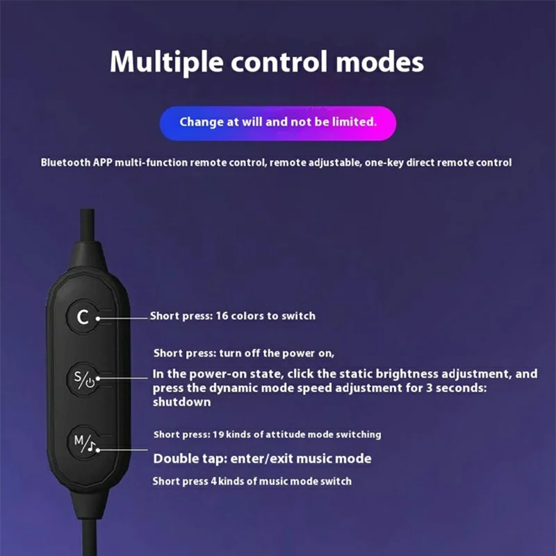 KBB-62 Drahtlose + Fernbedienung + APP-Steuerung Achteckige Basis Schreibtisch-Ambientebeleuchtung mit Gaming-Headset-Ständer Atmosphärenlampe